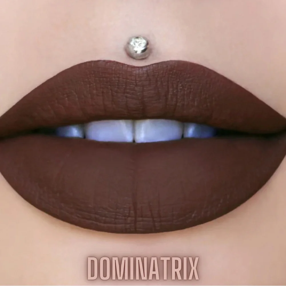 Jeffree Star Dominatrix Dark Brown Velour Liquid Lipstick Matte Grunge 90s Retro